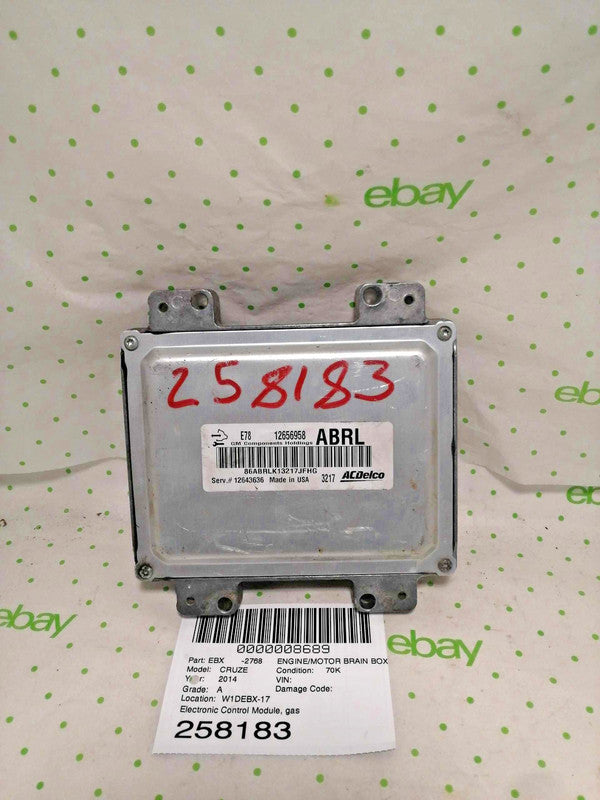 Engine/motor Brain Box CHEVY CRUZE 12 13 14 15 16
