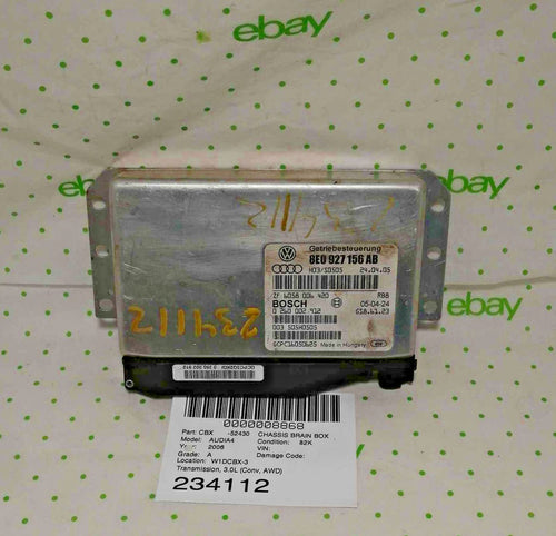 02 03 04 05 06 AUDI A4 Chassis Brain Box