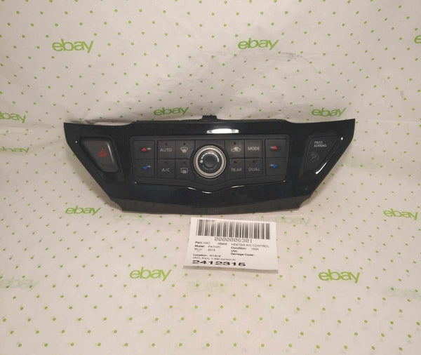 13 14 15 16 NISSAN PATHFINDER Heater A/c Control