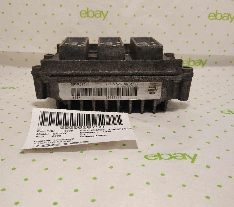 02 GMC ENVOY Engine/motor Brain Box
