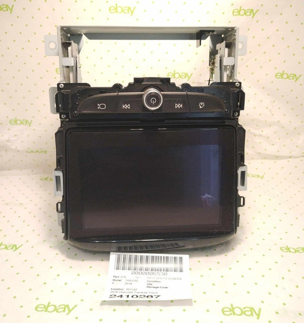 18 CHEVY TRAVERSE Info-gps-tv Touch Screen w/ Radio Controls