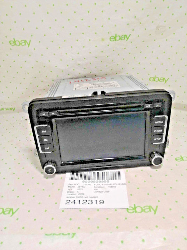 Audio & Visual Equip.(radio) JETTA EXCEPT GLI 12 13 14 15 16 17