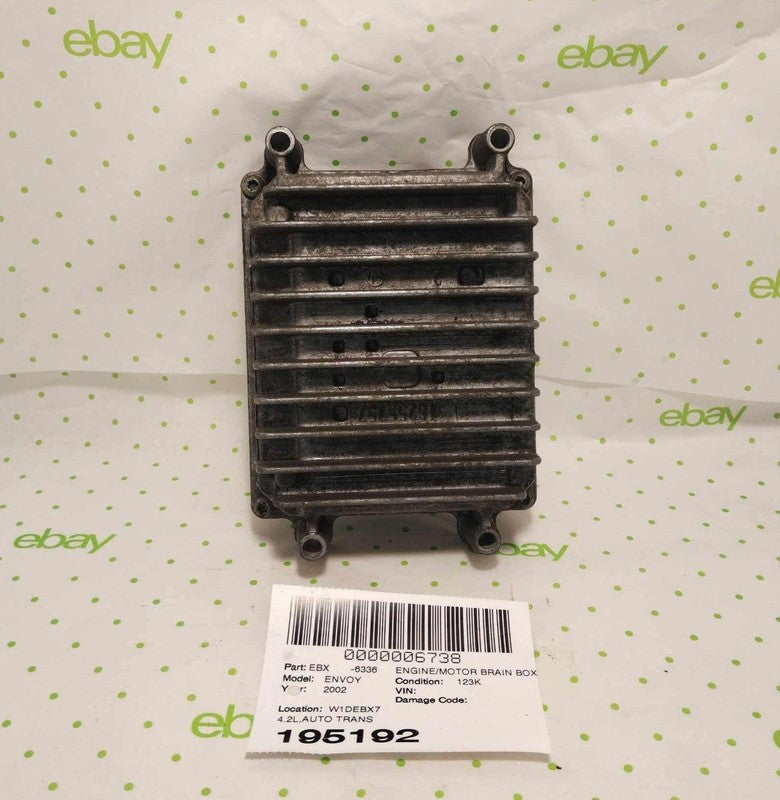 02 GMC ENVOY Engine/motor Brain Box
