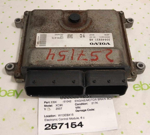 07 VOLVO XC90 Engine/motor Brain Box