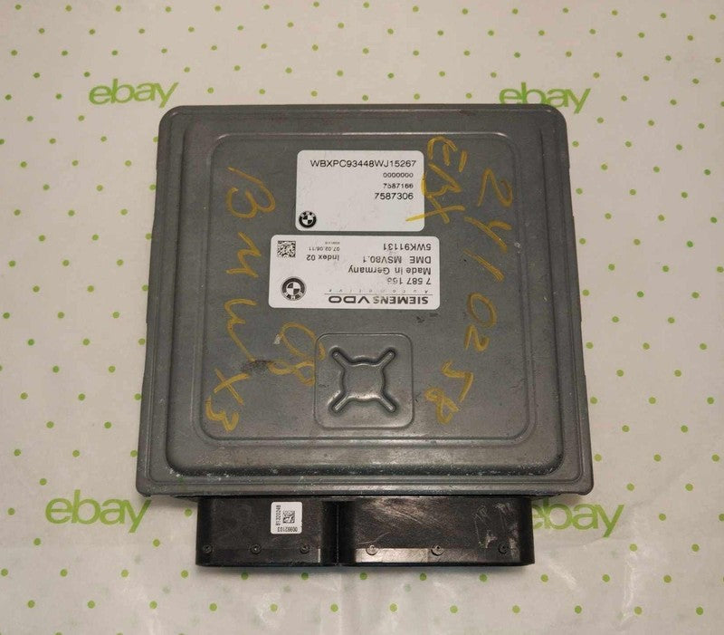 07 08 09 10 BMW X3 Engine/motor Brain Box