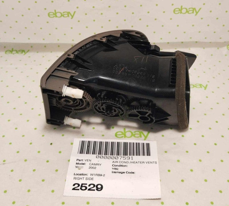 02 TOYOTA CAMRY Air Cond./heater Vents