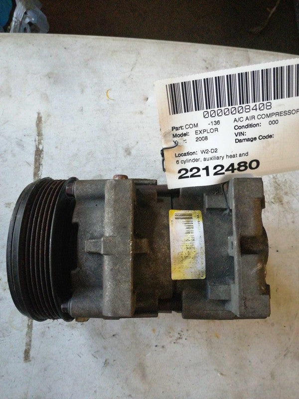 A/c Air Compressor FORD EXPLORER 06 07 08 09 10