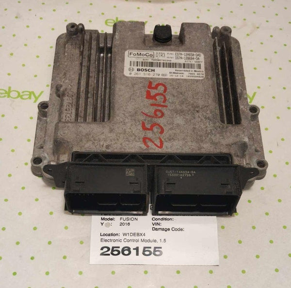 14 15 16 FORD FUSION Engine Brain Box 1.5L w/o automatic engine stop a