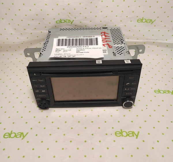 13 NISSAN SENTRA AM-FM Radio Receiver Touch-Screen Display Bluetooth