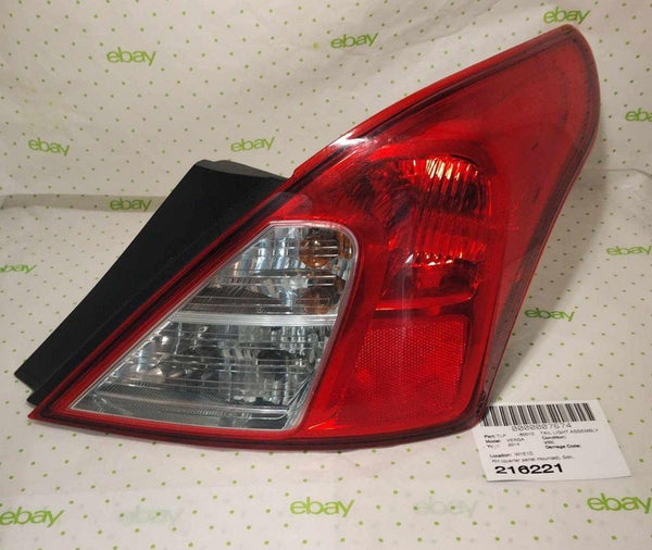 12 13 14 15 16 17 18 19 NISSAN VERSA Tail Light Assembly Right