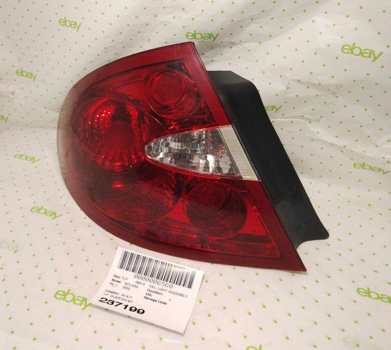 02 03 TOYOTA SOLARA Tail Light Assembly Left