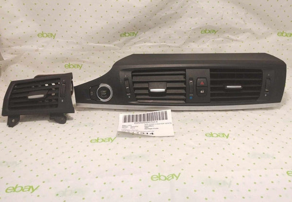 13 BMW X3 Dashboard A/C Air Vent Grille Trim Center w/ Start Button