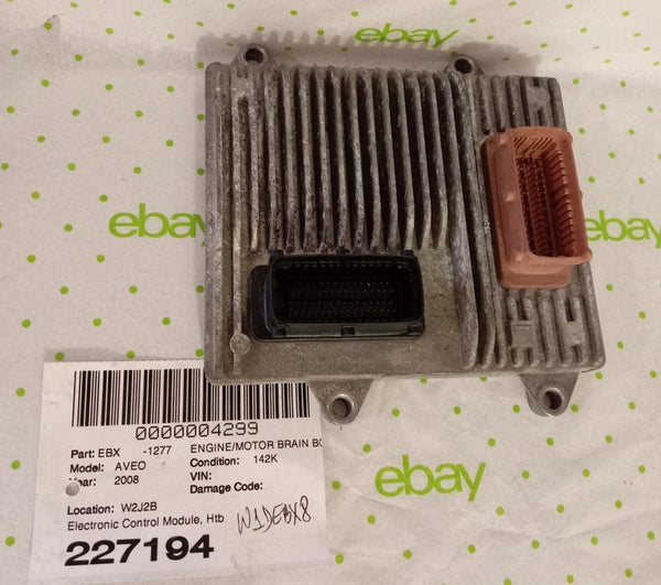 08 CHEVY AVEO Engine/motor Brain Box