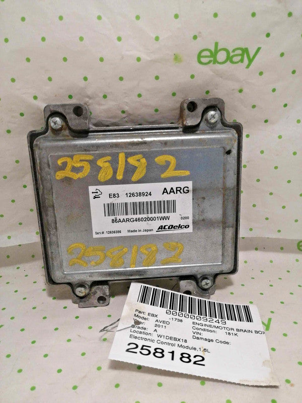 Engine/motor Brain Box CHEVY AVEO 09 10 11