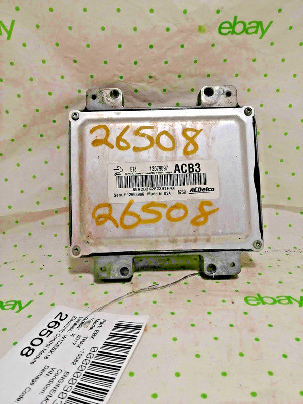 Engine/motor Brain Box CHEVY TRAX 17 18 19 20 21
