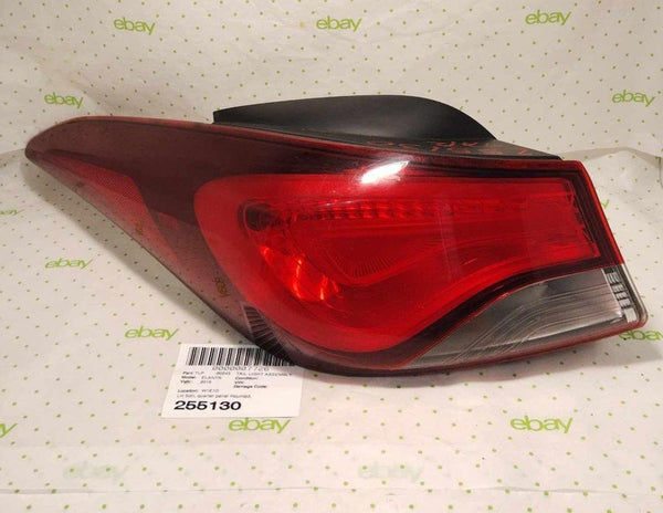 14 15 16 HYUNDAI ELANTRA Tail Light Assembly Left