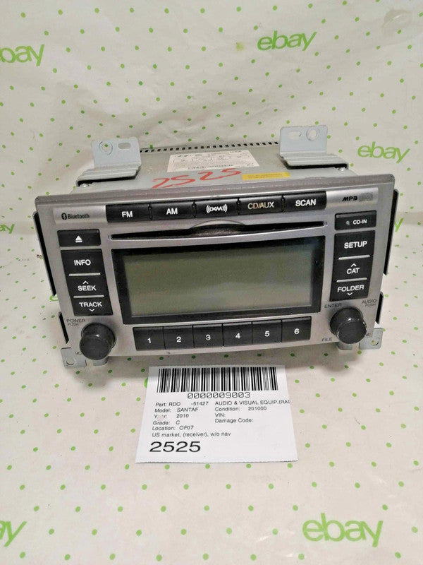 Audio & Visual Equip.(radio) HYUNDAI SANTA FE 10 11 12