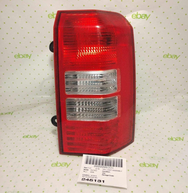 08 09 10 11 12 13 14 15 16 17 JEEP PATRIOT Tail Light Assembly Right