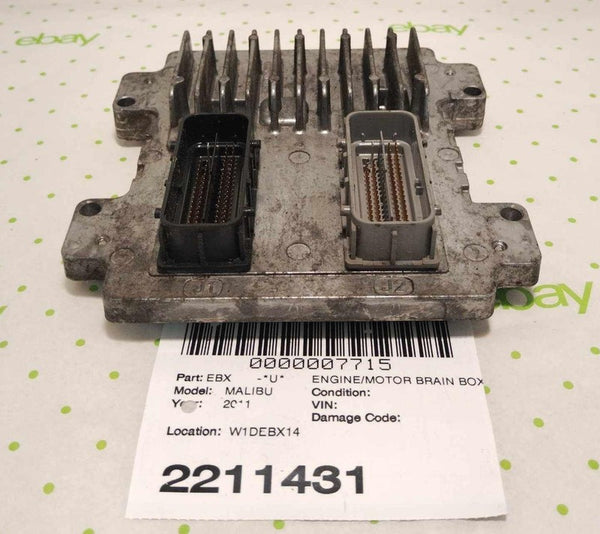 11 CHEVY MALIBU Engine/motor Brain Box