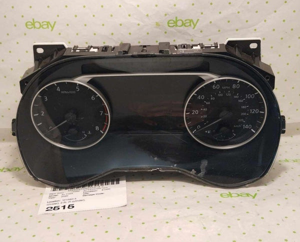 20 NISSAN ALTIMA Speedometer 2.5L (4 cylinder) MPH ID 24810-6CA1A