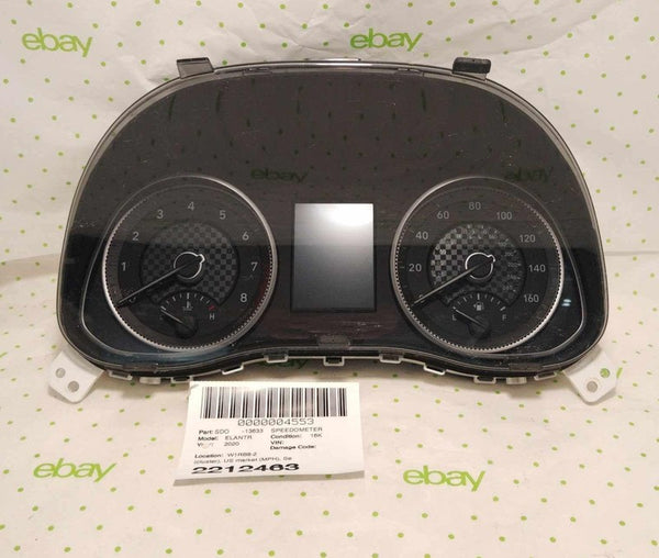 19 20 HYUNDAI ELANTRA Speedometer