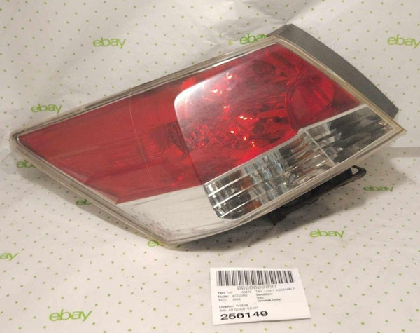 08 09 10 11 12 HONDA ACCORD Tail Light Assembly Left