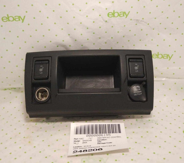 04 JEEP GRAND CHEROKEE HEATHER SEATS CONTROL