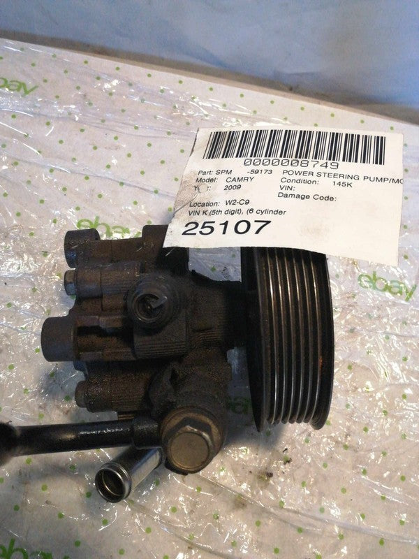 Power Steering Pump/motor TOYOTA CAMRY 07 08 09 10 11