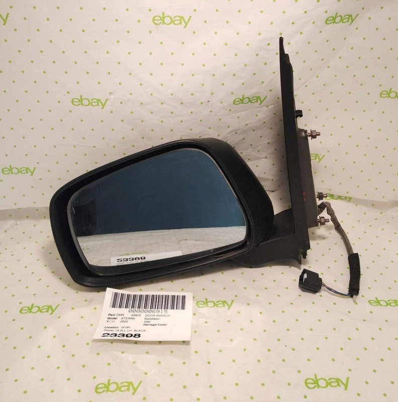 05 06 07 08 09 10 11 12 13 14 15 NISSAN XTERRA Door Mirror Left BLACK
