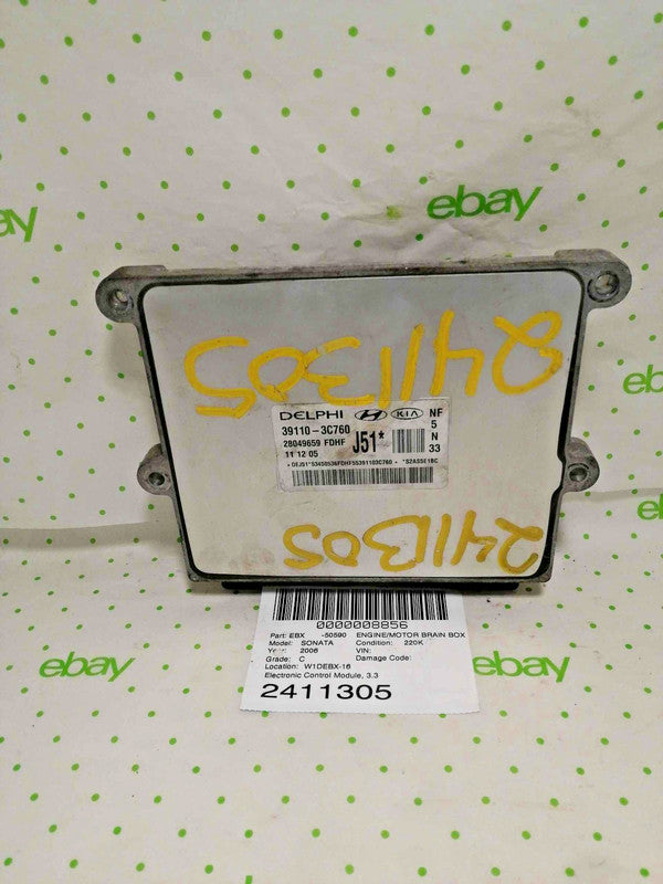 06 07 08 HYUNDAI SONATA Engine/motor Brain Box