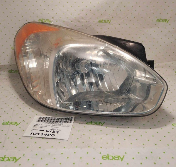 06 07 08 09 10 11 HYUNDAI ACCENT Headlamp Assembly Right Passenger